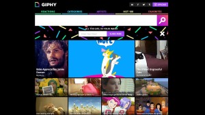 Select your GIF image from Giphy.
