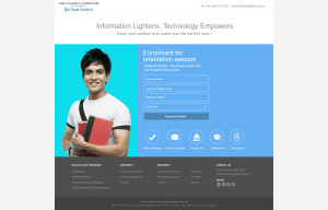 Shiv nadar University Landing page1
