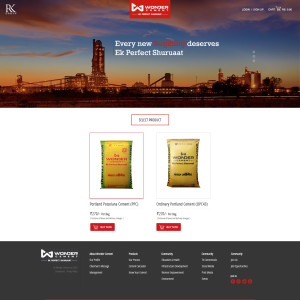 Wonder UI Home page