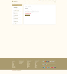 dashboard v1 Changed password